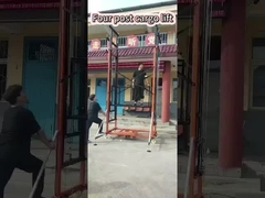 ลิฟท์คลังสินค้าแบบไฮดรอลิก ลิฟท์คาร์โก้ แบบคู่ทาง 7m