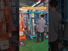 14m 200kg แพลตฟอร์มการทํางานในอากาศ สารสกัดอลูมิเนียม