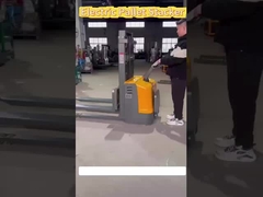 2 ตันไฟฟ้า Stacker รถบรรทุกยืนชนิด Forklift Pallet Stacker