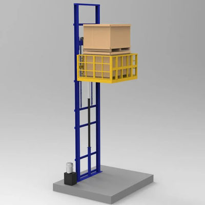 ซื้อ สีน้ําเงิน 500KGs โพลตฟอร์มยกสินค้าไฮดรอลิก สําหรับภายในและภายนอก online manufacture