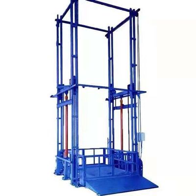 ซื้อ 1 ตัน - 50 ตัน 4 โปสต์คาร์โกะลิฟท์ ไฮดรอลิกคาร์โกะลิฟท์ติดผนัง online manufacture