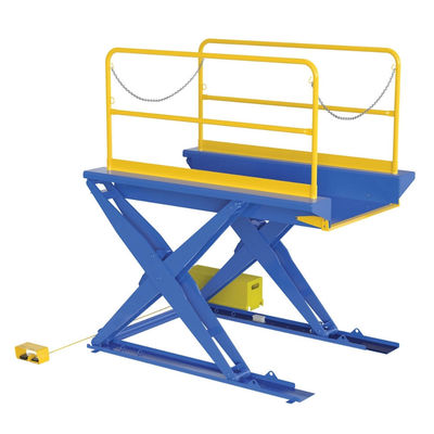 ซื้อ 4000 กิโลกรัม การบรรทุก Dock Scissor ยก Platforms 1.8m Scissor ยก Dock Leveler online manufacture