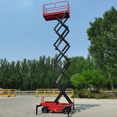 ซื้อ 16m Scissor ยก Mobile 1000kg 2000kg เครื่องยกเลื่อยไฟฟ้าขนาดเล็ก online manufacture