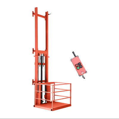 ซื้อ สีส้ม 8m ลิฟท์สินค้าขนาดเล็ก 1000kgs ลิฟท์สินค้าไฮดรอลิก online manufacture