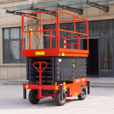 ซื้อ 2m ถึง 4m มินิ โมบายเลื่อยยก 300kg พกพาไฮดรอลิก พลาทฟอร์มยก online manufacture