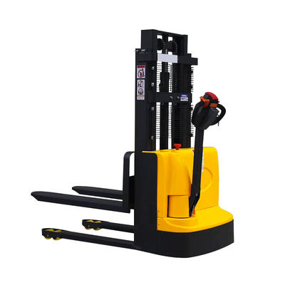 ซื้อ พาเล็ตสเต๊กเกอร์สีเหลือง 1200kg 1500kg พาเล็ตสเต๊กเกอร์ไฟฟ้า online manufacture