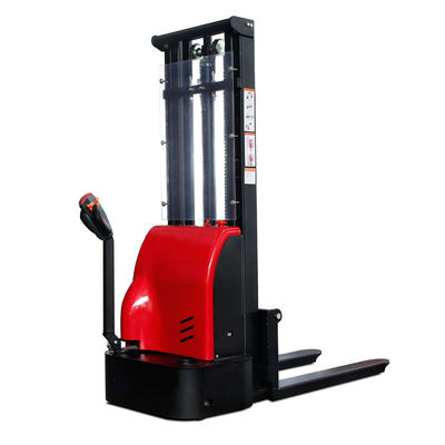 ซื้อ 0.5 - 2 ตัน การบรรทุก พาเล็ตไฟฟ้า Stacker พาเล็ตไฮดรอลิก Lifting Stacker online manufacture