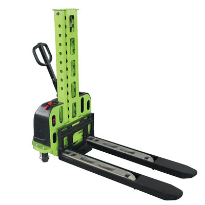 ซื้อ 0.5t 1.2m Semi Electric Pallet Stacker การยกอัตโนมัติ รถยกไฟฟ้า online manufacture