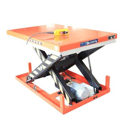 ซื้อ 1000 - 4000 กิโลกรัม แพลตฟอร์มยกไฮดรอลิก โต๊ะยกเลื่อยไฟฟ้า online manufacture