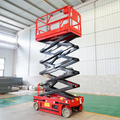 ซื้อ 6 - 14m อุปกรณ์ยกเลื่อยแบบขับเคลื่อนตัวเอง พื้นที่ทํางานจากอากาศ online manufacture