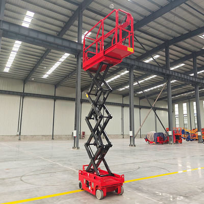 ซื้อ Self-propelled Electric Scissor Lift 6m 230kg Mini Aerial Work Platform การผลิตออนไลน์