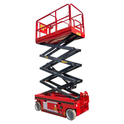 ซื้อ 8m 10m 12m ไฮดรอลิกเคลื่อนไหว Scissor Lift Platform ด้วยความจุภาระ 450kg การผลิตออนไลน์