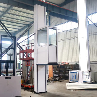ความปลอดภัยที่บ้าน รถเข็นยก 3m-10m รถยกเพลตฟอร์มตั้งแบบไฮดรอลิก พร้อมห้องนั่ง
