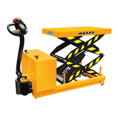 แบตเตอรี่ขับเคลื่อน 2000kg โทรศัพท์เคลื่อนไหวยกรถไฟฟ้า Scissor โทรศัพท์ยกโต๊ะ
