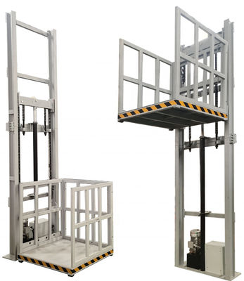 อุตสาหกรรม Easy Lift Cargo Lift โพลตฟอร์มไฮดรอลิก Lift 8m 1000kg
