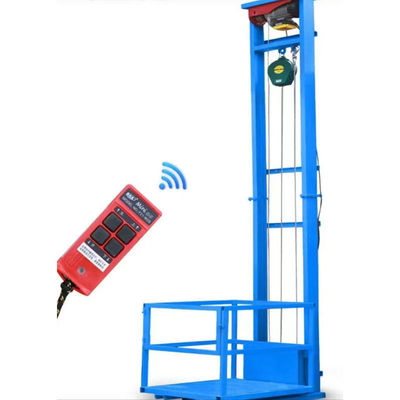 ไฮดรอลิก Easy Lift Cargo Lift Platform 8m โกดังลิฟท์ครัวเรือน