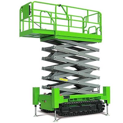 พื้นที่ทํางานในอากาศ 230kg การยกเลื่อยแบบติดตามแบบไฮดรอลิก