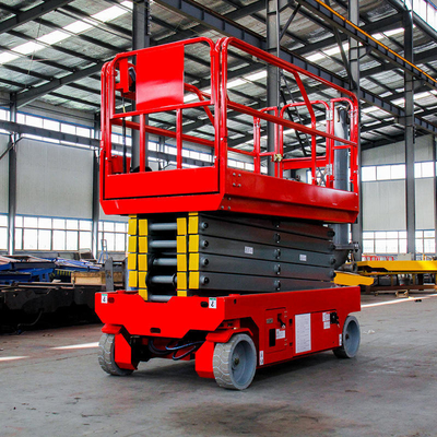 พลาตฟอร์มยกเลื่อยไฟฟ้า ไฮดรอลิก ขับเอง 12m 320kg ความจุ