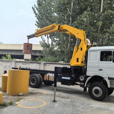 4 Ton Lift Load Foldable Telescopic Straight Boom Lift Crane