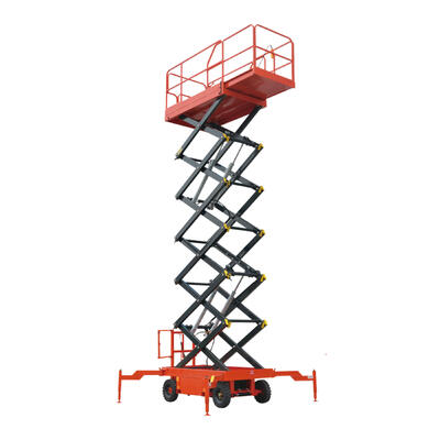6m - 10m 2000kg โมบายเล็กเตอร์เล็ก Scissor Lift Platform