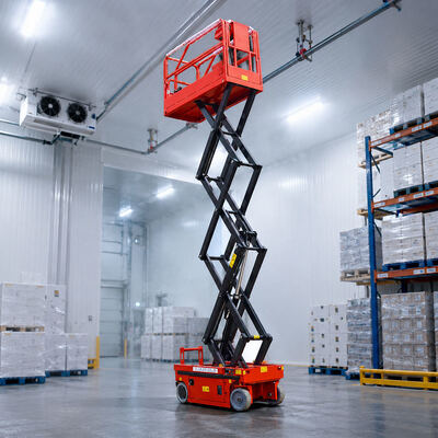 4m 6m Scissor Lift Platform Small Mobile Scissor Lifter For Warehouse