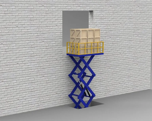Scissor Dock Leveler Lift แท่นยกคงที่แบบไฮดรอลิกไฟฟ้า